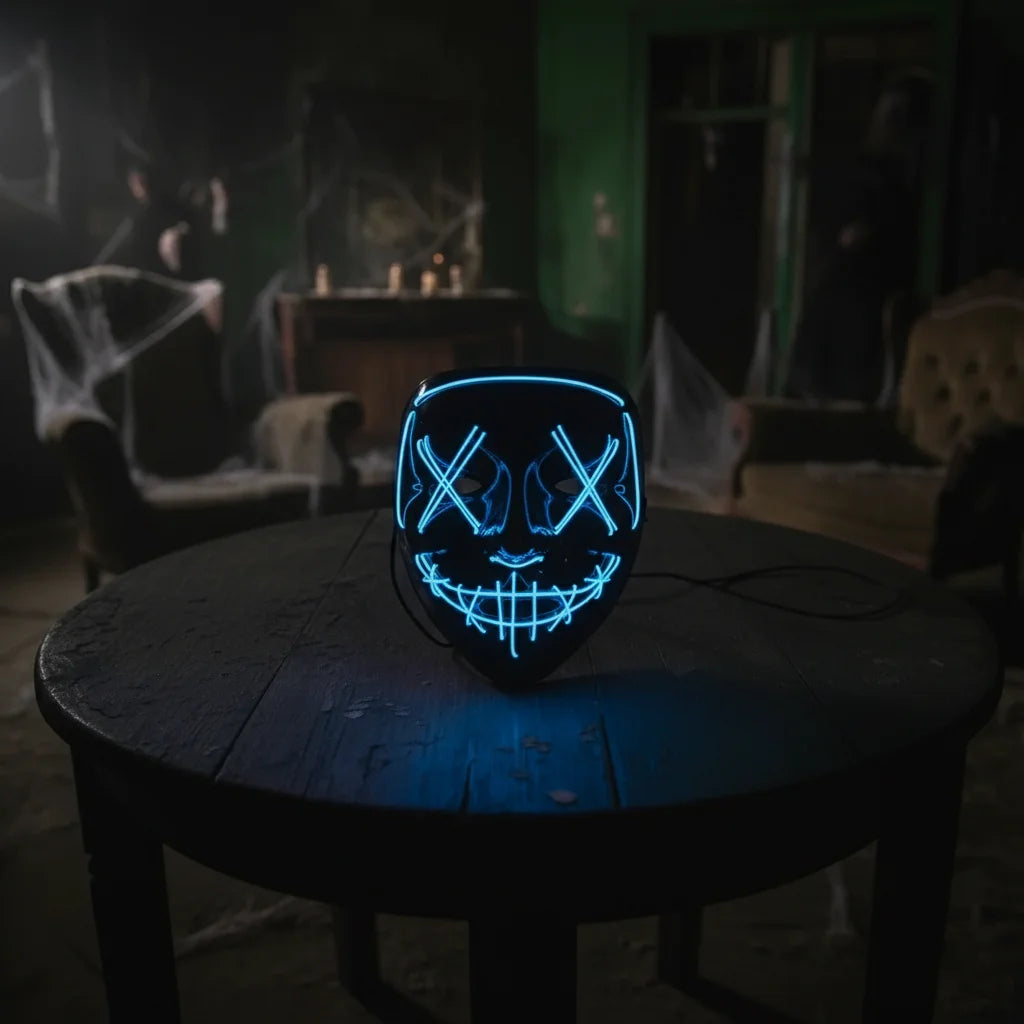 Frightlite Wireless Neon LED Purge Mask